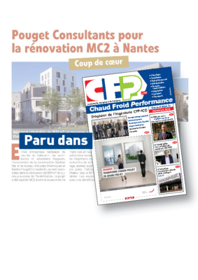 CFP: POUGET Consultants RENOVE SES BUREAUX ( NANTES – 44 )