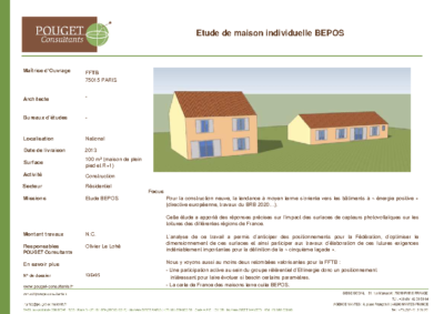 13E495_Etude maisons BEPOS_FFB