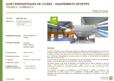 15C220_Audits énergétiques Complexes sportifs_Conseil Régional Picardie